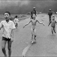 famous photo girl running in vietnam