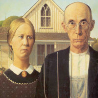 American Gothic by Grant Wood